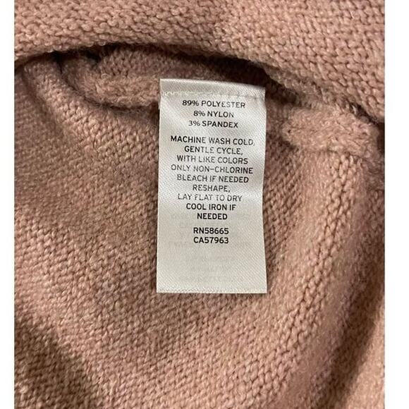 BP. Longline Turtleneck Oversized Sweater Top In Pink Adobe‎ Size Large New - Picture 11 of 14